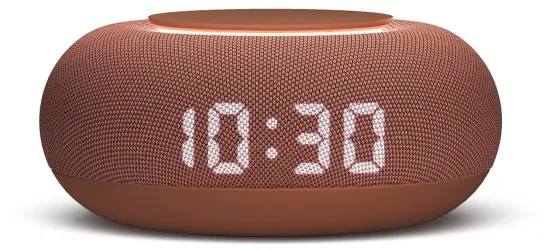 Умная колонка VK Капсула мини (с часами), терракотовый