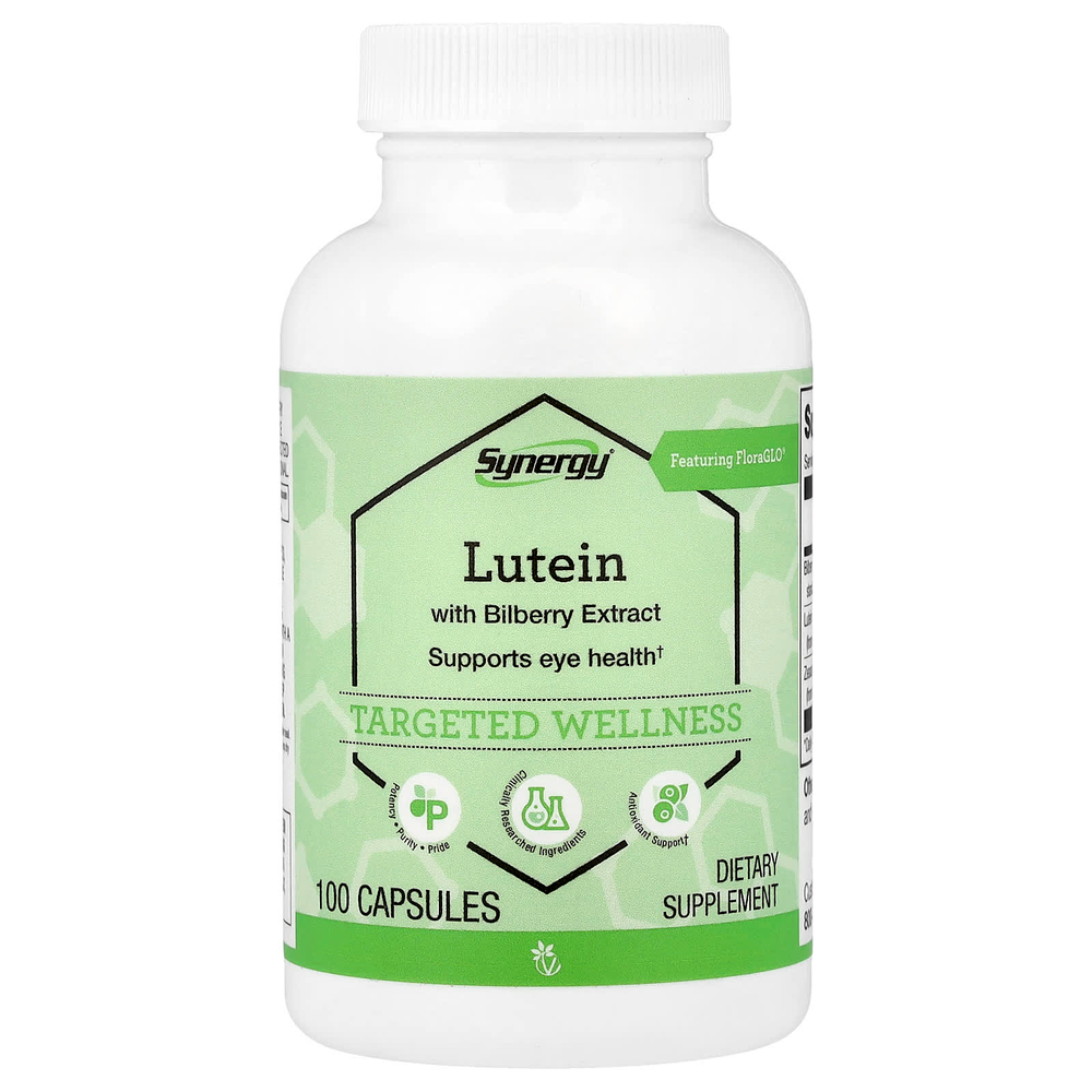 Vitacost, Lutein with Bilberry Extract Featuring FloraGlo®, 100 Capsules