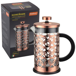Чайник/кофейник (кофе-пресс), BRONZO, объем: 600 мл (медный) 950154-SK