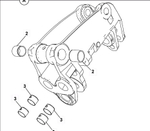 Втулка нижнего пальца задней стрелы | 808/00385, 332/G0941 | Aries