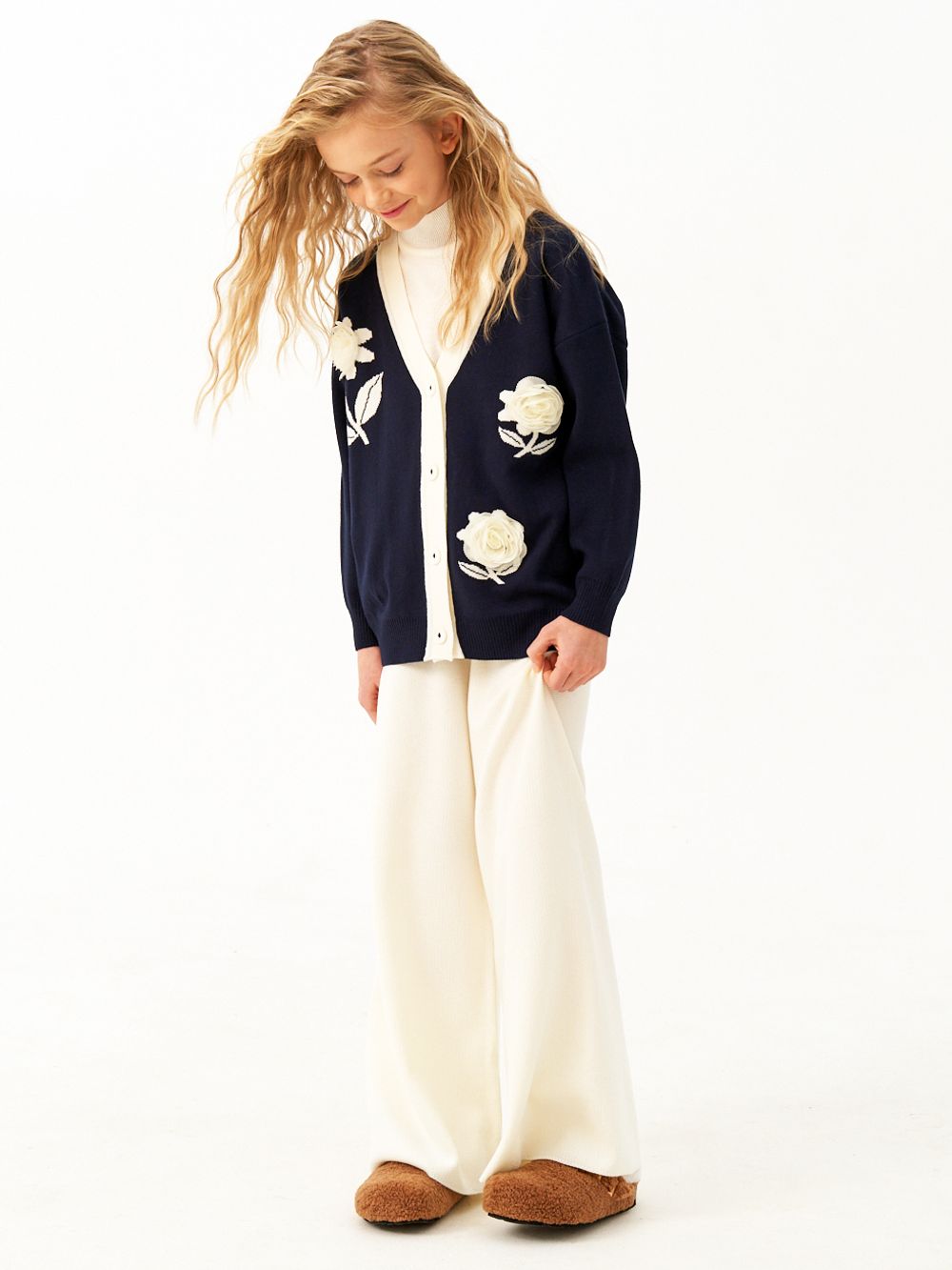 Кардиган для девочки AT1413 синий