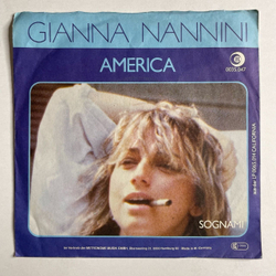Винтажная виниловая пластинка LP Gianna Nannini America (Germany 1979) 7 дюймов, 45 RPM, Single
