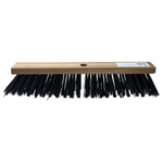 Щетка Samtools тротуарная с черенком, металлический кронштейн (диаметр 25 мм), жёсткая щетина 50 см