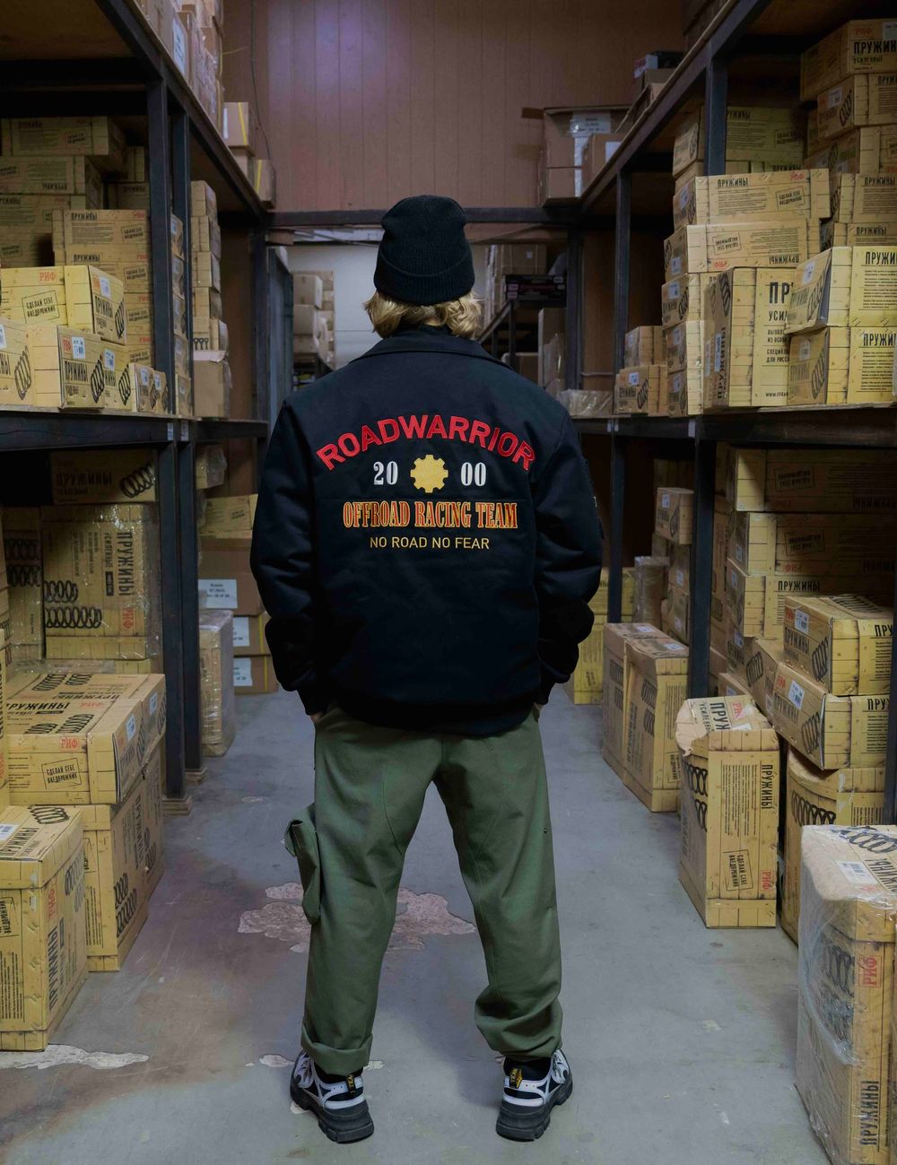 Бомбер by Matsumura x RIF c вышивкой Черный