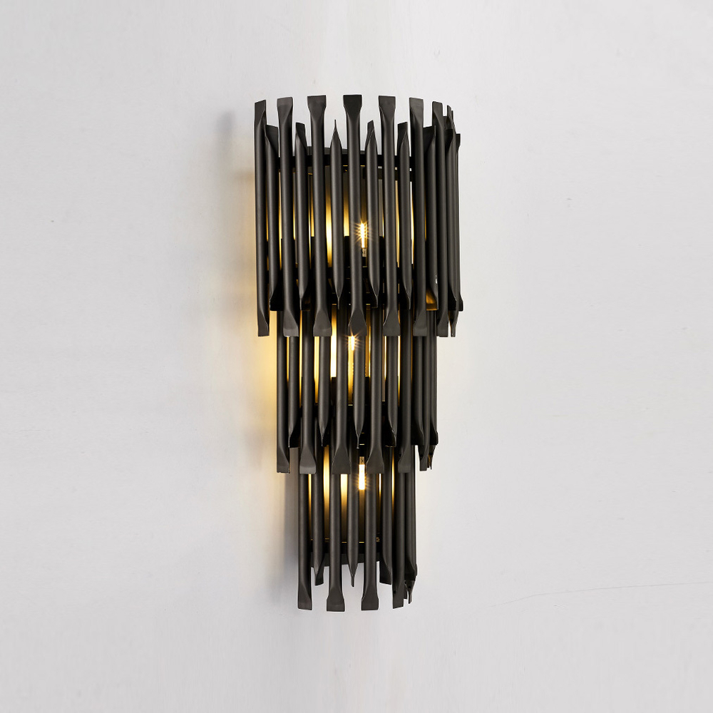 Wall design lamp  Matheny by Delightfull (3 level,  Black)