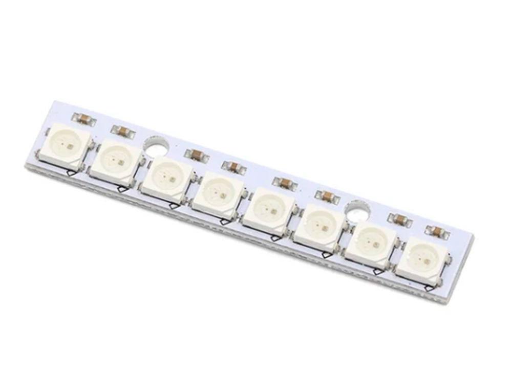 Модуль из 8 RGB светодиодов WS2812