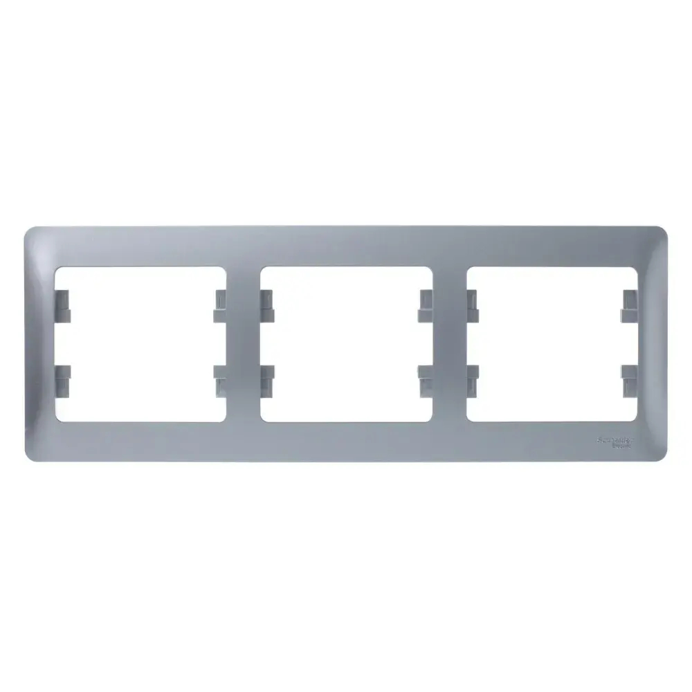 GLOSSA 3-постовая РАМКА, горизонтальная, АЛЮМИНИЙ