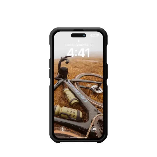 Чехол с поддержкой MAGSAFE Uag Metropolis LT ткань Kevlar для iPhone 14 Pro Max 6.7", цвет черный (Black)