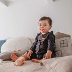 Клипса с цепочкой для пустышки Suavinex Bear Wild розовая