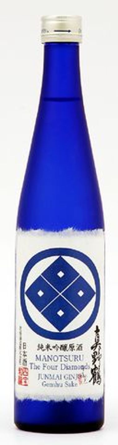 Alcoholic drink (sake) "Monotsuru Four Diamonds Genshu" 0,5 17-18%
