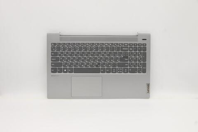 Верхняя панель с клавиатурой (топкейс) для ноутбука Lenovo 5-15IIL05 / ARE / ITL / ALC серая , раскладка - русская (5CB1A98980)