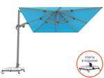 Зонт профессиональный 3х3 м Theumbrela Semsiye Evi Banana Plus, серебристый, голубой