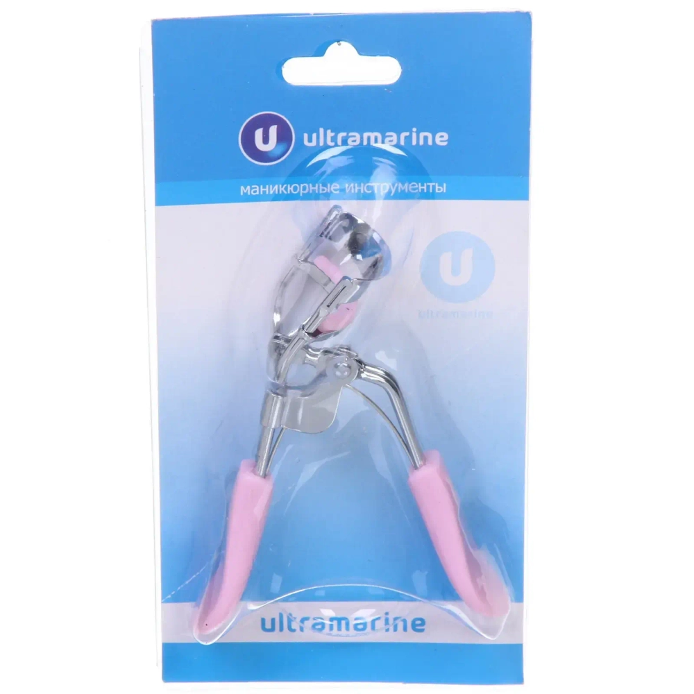 Щипцы для завивки ресниц «Beauty Shop», цвет розовая гвоздика, 11*3см (блистер Ultramarin)