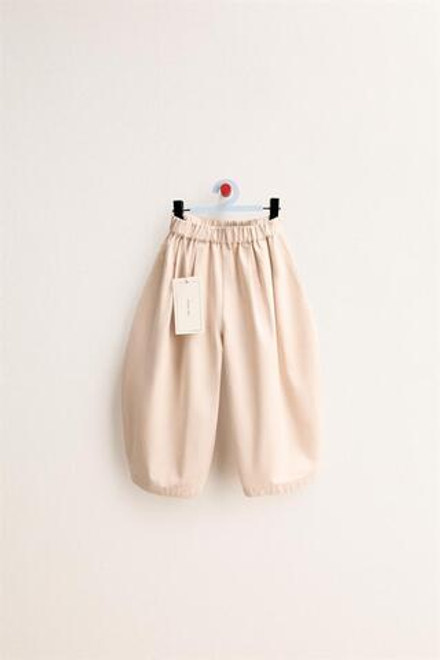 ZARA TIMELESS - БРЮКИ BAGGY, ПЕСОЧНЫЙ