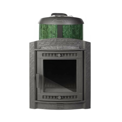 Печь банная «Атмосфера L» в ламелях «Верде Гватемала»