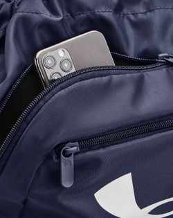 Рюкзак теннисный Under Armour Undeniable Sackpack - черный/серебристый металлик