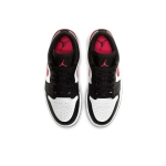 Женские кроссовки Air Jordan 1 Low 'Black Siren Red' DC0774-004