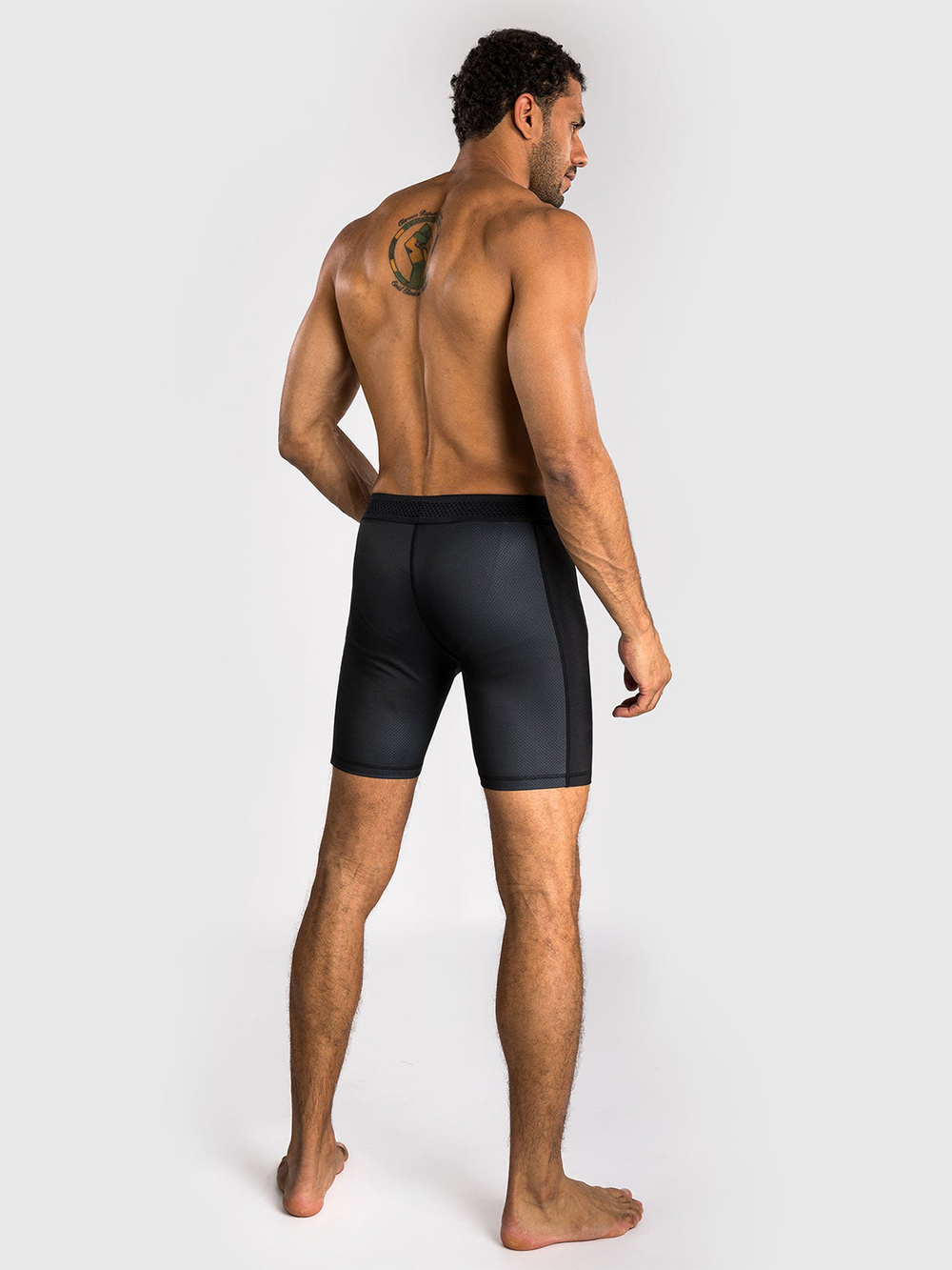 Шорты компрессионные Venum No Gi Black/Silver Grey