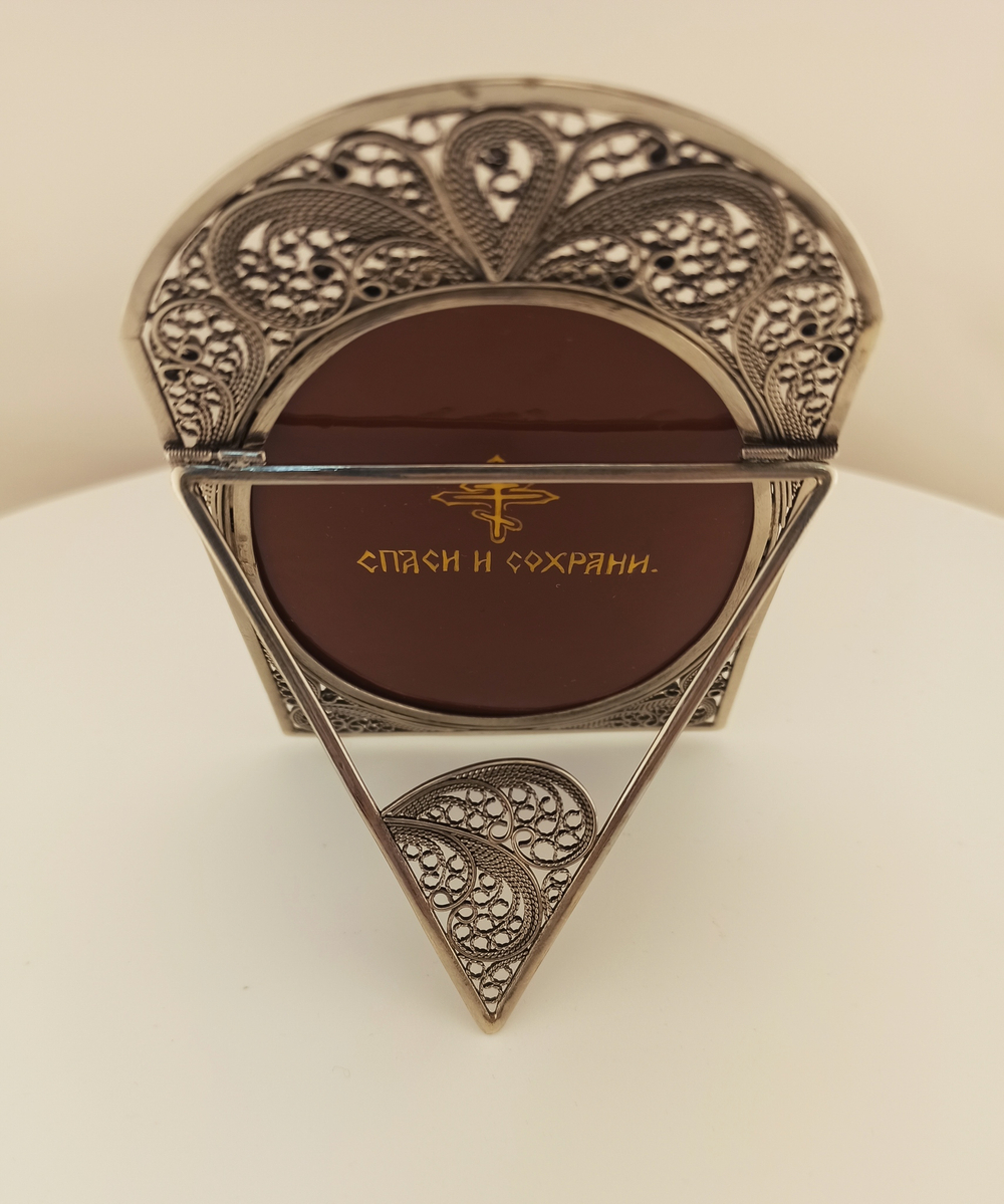 Икона Господь Вседержитель (Палех) настольная