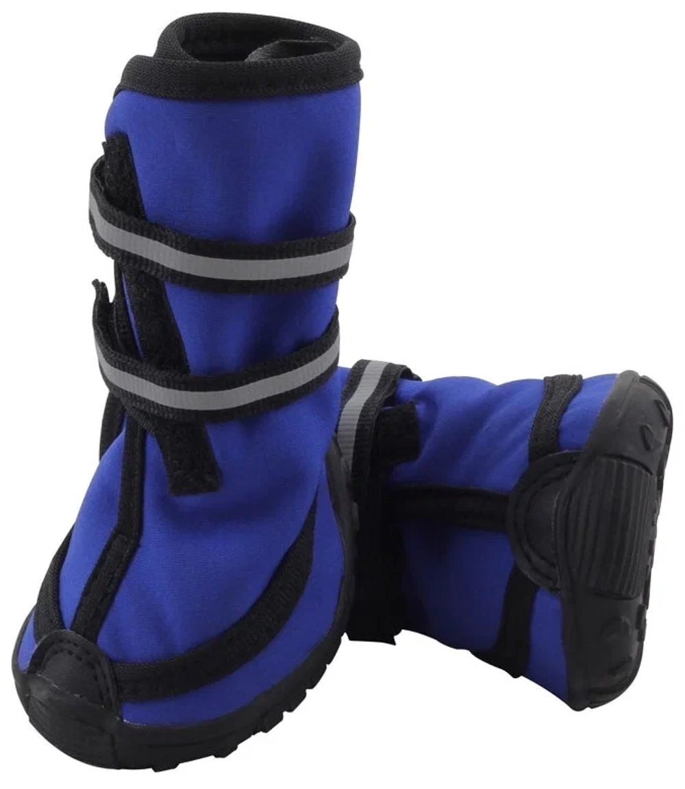 Ботинки для собак "Комфорт" размер XS, синие, 45х45х55мм (уп.4 шт.) Триол