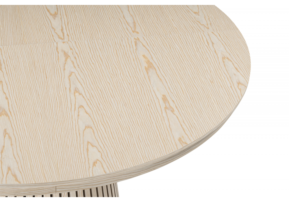 Стол деревянный Woodville Mersin 120(200)x120 шпон дуба, бук