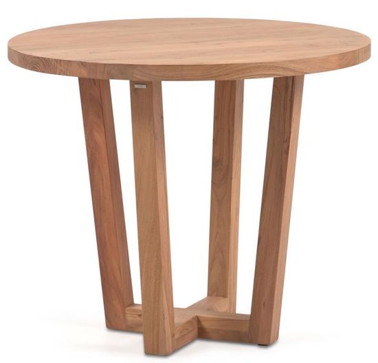 Круглый стол Nahla из массива акации с натуральной отделкой Ø 90 см Испания La Forma