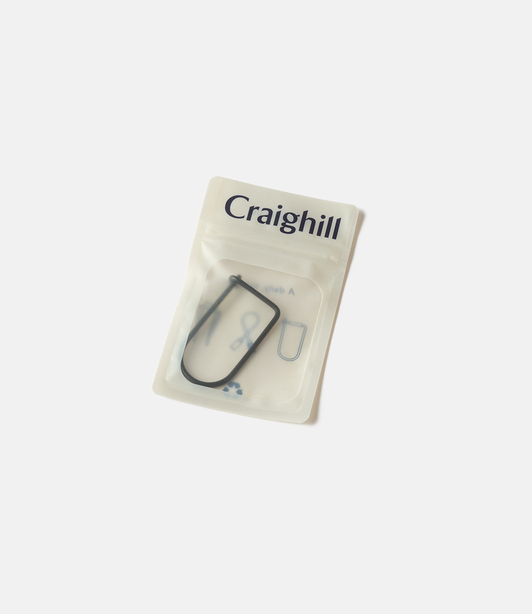 Craighill Wilson Carbon Black — ключница из стали: чёрный