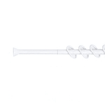 Карниз для штор МИР бел. (Прямой) 1,2м - 2,2м Росспласт РП-831