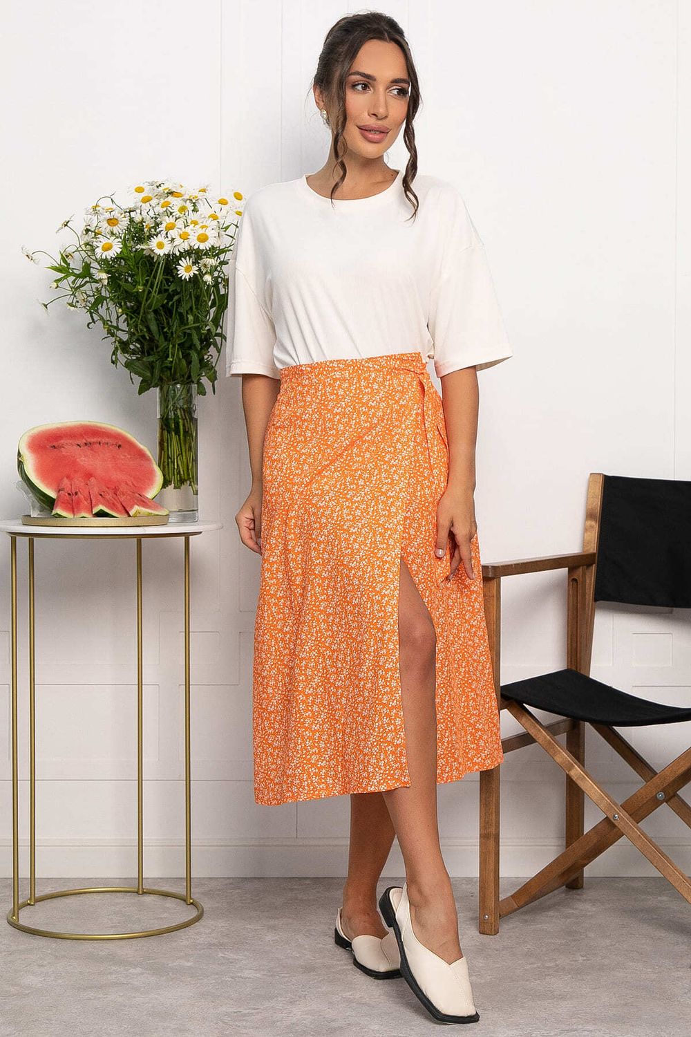 Юбка Тая (оранжевая) Ю14019-35М LT Collection