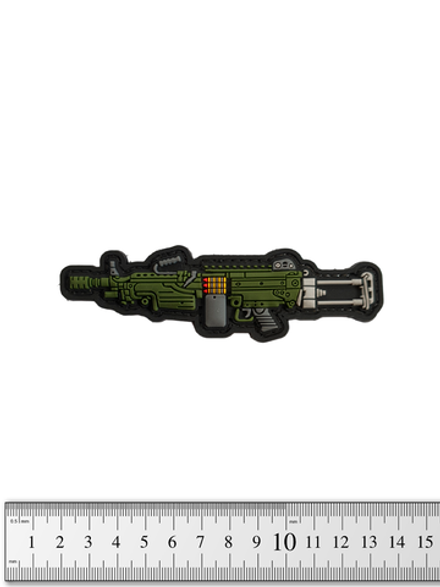 Шеврон M249 большой PVC