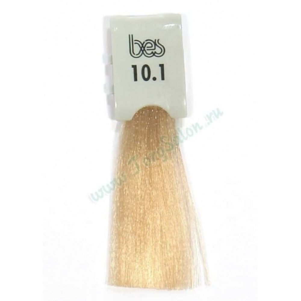 Перманентная краска для волос BES HI-FI 10.1 (платина-пепельная), 100 мл