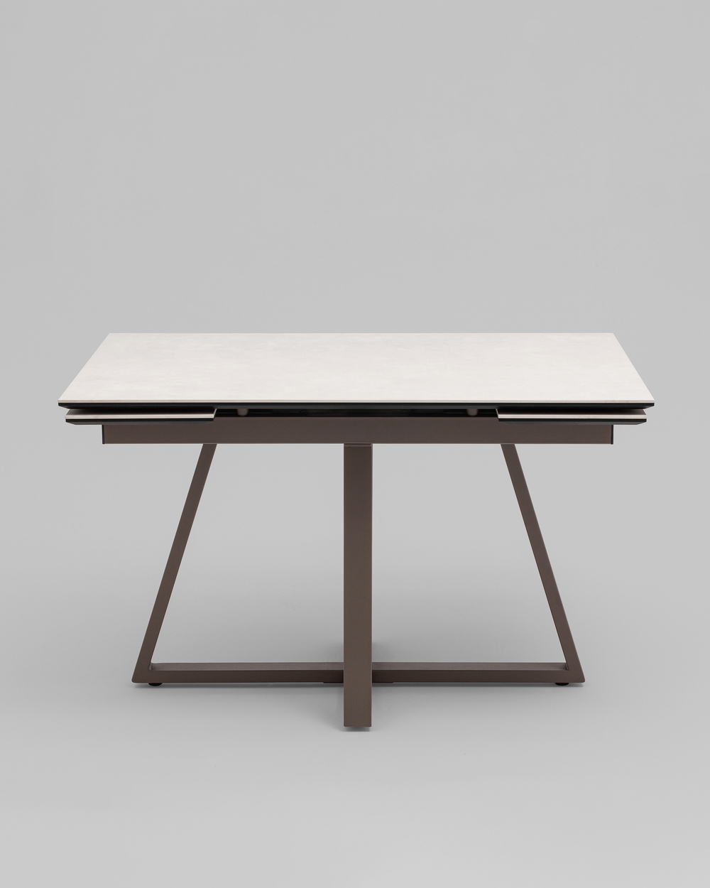 Стол Керас 120-180/80/75, столешница керамика Carmen light grey