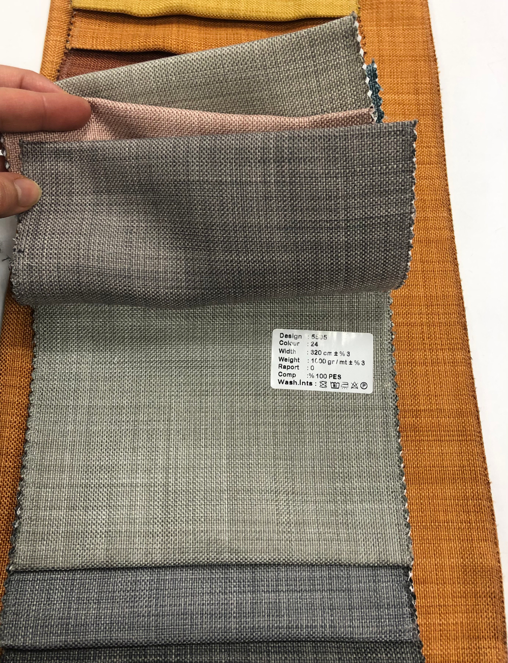 Портьерная ткань dimout фактурный Megara арт. 5505