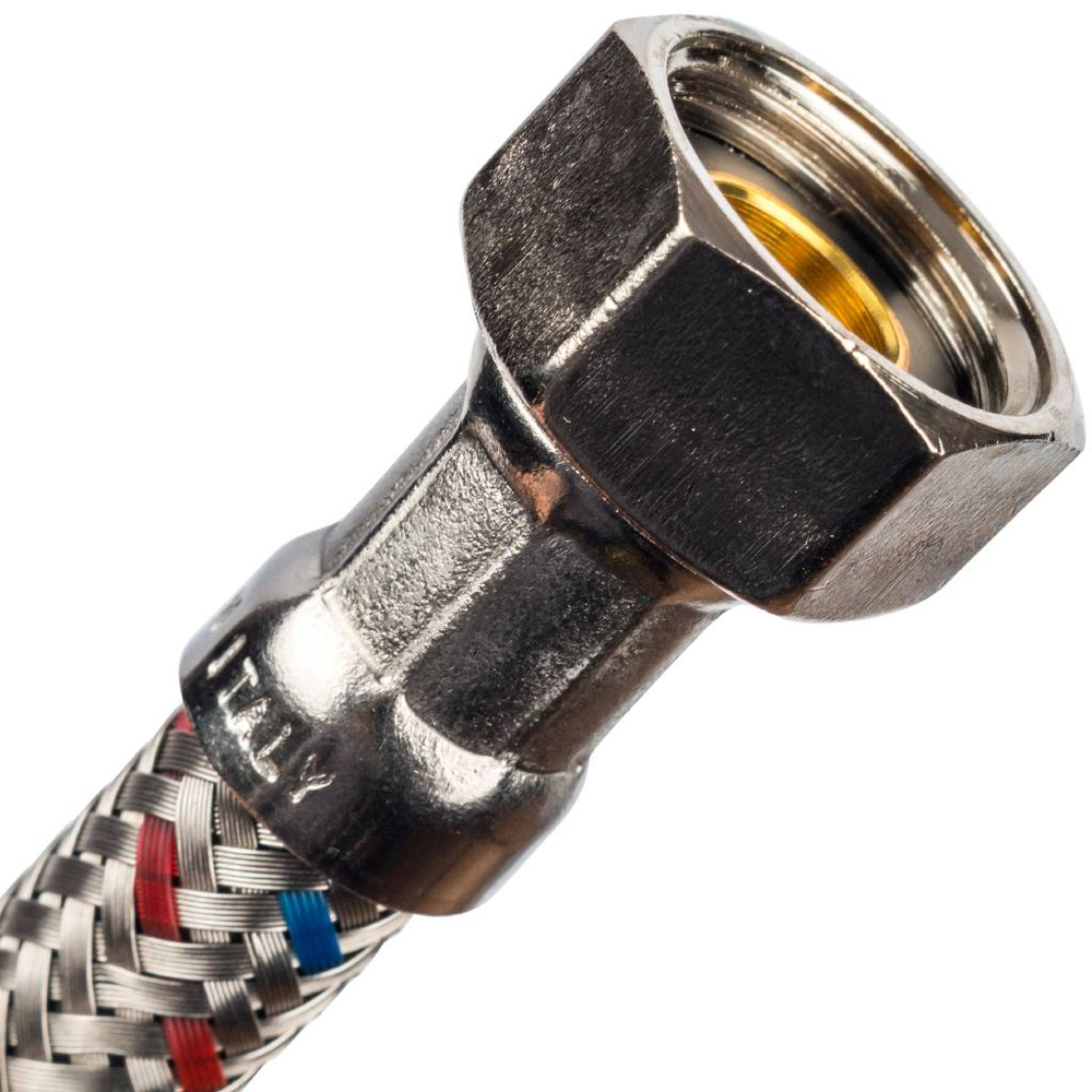 STOUT Гибкая подводка для воды M 10 (18мм) х ВР 3/8, длина 400 мм*