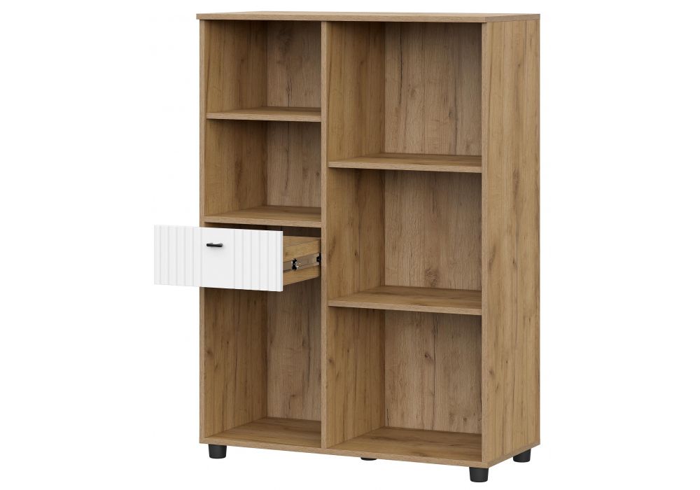 Модульная гостиная Эдолина дуб золотой / белый матовый комплектация 2