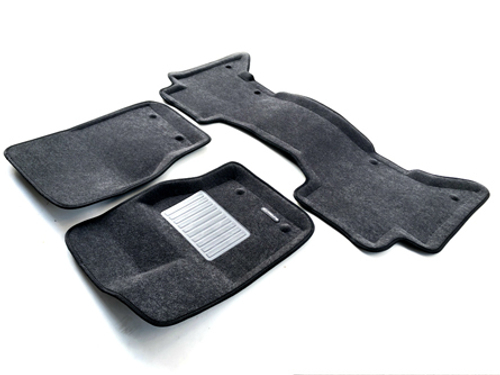 Коврики салона для LAND ROVER Range Rover Voque (2014-) Euromat 3D Business серые. Арт. EMC3D-003106G