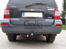 Фаркоп оцинкованный Galia H046A для Hyundai Terracan 2001-2007(паспорт и сертификат в комплекте)(без электрики)