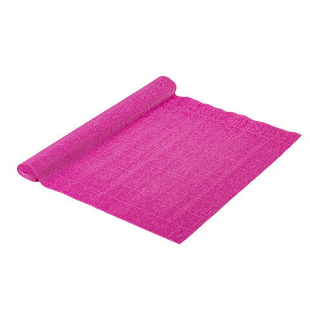 Бумага гофрированная (ИТАЛИЯ) 180 г/м2, светло-малиновая (570), 50х250 см, BRAUBERG FLORE, 112637