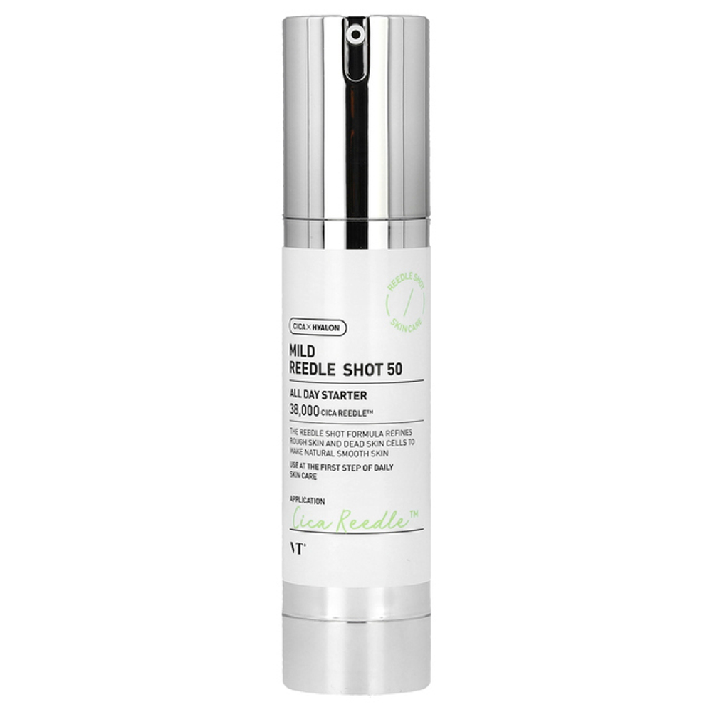 VT Cosmetics Mild Reedle Shot 50 бустер-сыворотка с микроиглами для ежедневного применения