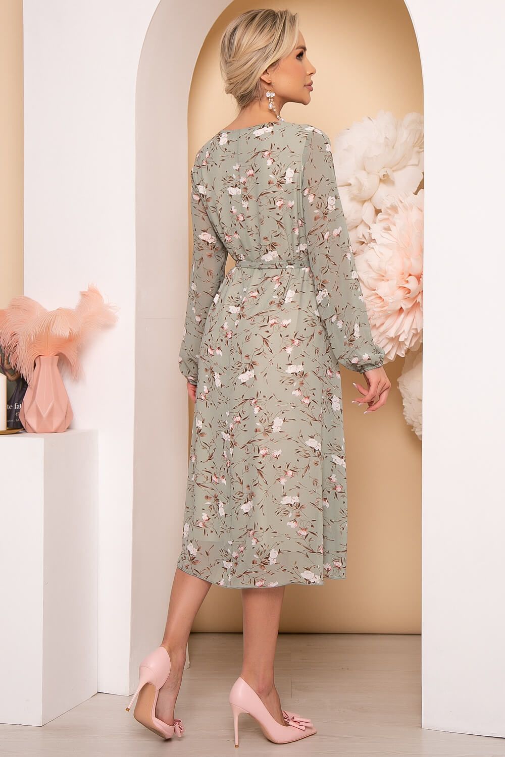 Платье "Волшебная история" (олива) П3830 LT Collection