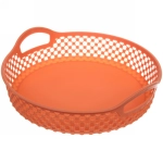 Сухарница пластиковая с ручками «Астория» 25*5см цвет микс