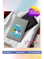 Термонаклейка на одежду, термопринт Акула
