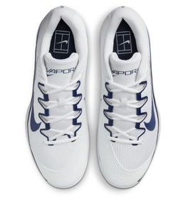Мужские кроссовки теннисные Nike Zoom Vapor 12 HC - white/white/midnight navy