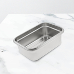 Контейнер пищевой Jolly Kitchen с крышкой, нержавеющая сталь, 25x17,5x9 (2,3 литра)