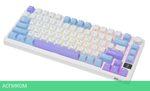 Клавиатура Royal Kludge RK-M75 K Silver switch/Taro milk