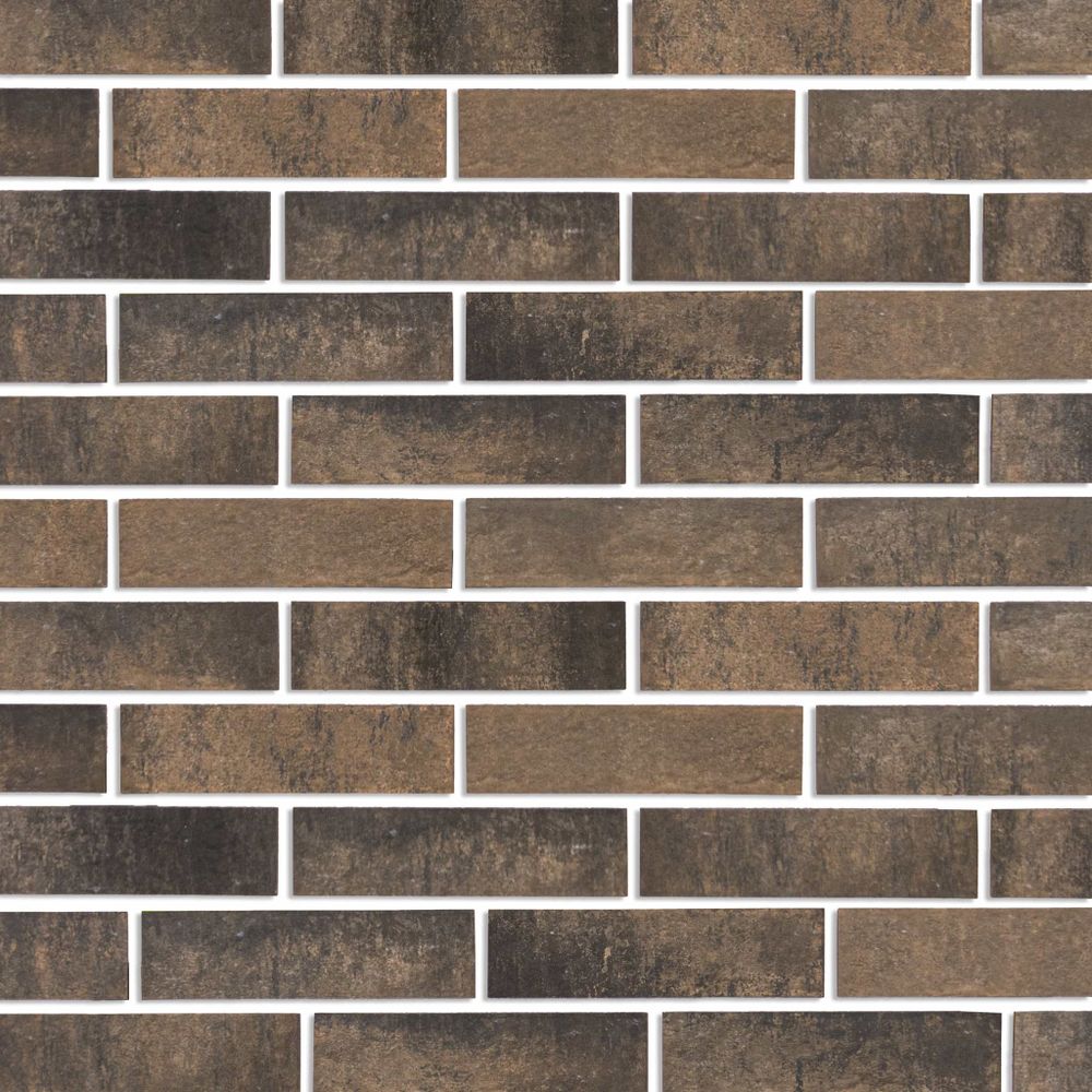 Beryoza Ceramica, Arfak Коричневый, 245x65x7 - клинкерная фасадная плитка