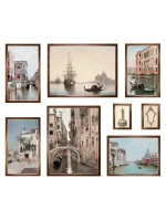 Картины на стену интерьерные на холсте 8 шт