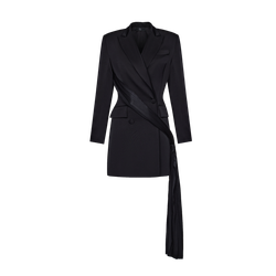 Жакет с декором из шелка из атласа