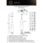 Подвесной светильник Aployt Brizhit APL.615.16.01