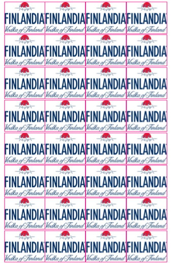Вырубные наклейки Финляндия (Лист А4)